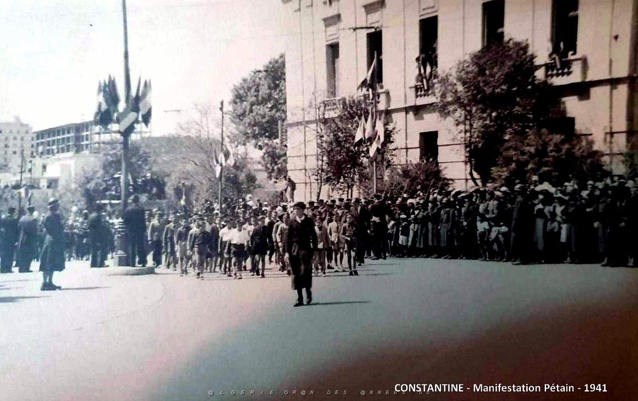 Constantine - Manifestation Petain - 1941 (5).jpg